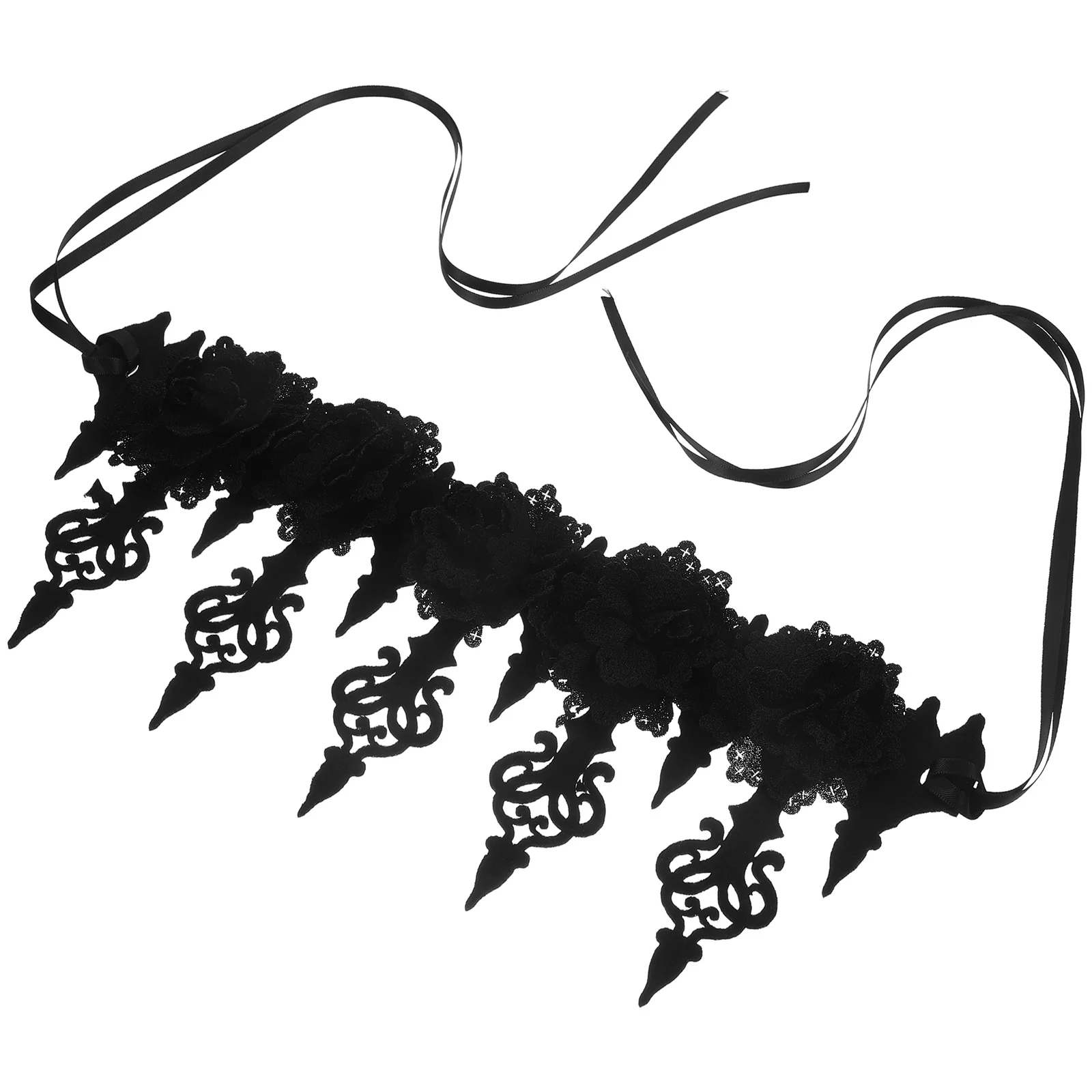 

Halloween Women Crown Headb Felt Women Halloween Flower Crown Headdress Gothic Hair Accessories Masquerade Supplies