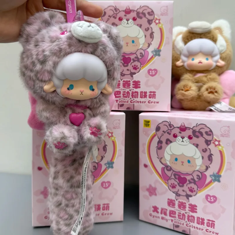 Genuine Toptoy Gyun Big Tailed Critter Crew Series Blind Box Toys Kawaii Anime Action Figure Surprise Mystery Box Dolls Toy Gift