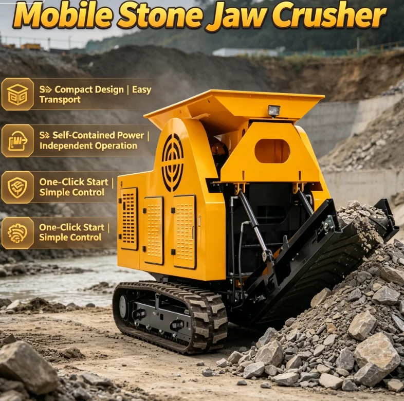 Customized Hot Sale Jaw Crusher Multilayer Co-extrusion Rock Crushing Machine High Efficiency Motor Engine Bearing Gear Essentia