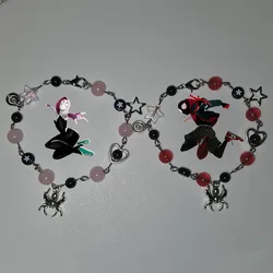 Miles and Gwen matching bracelets handmade y2k beaded gift