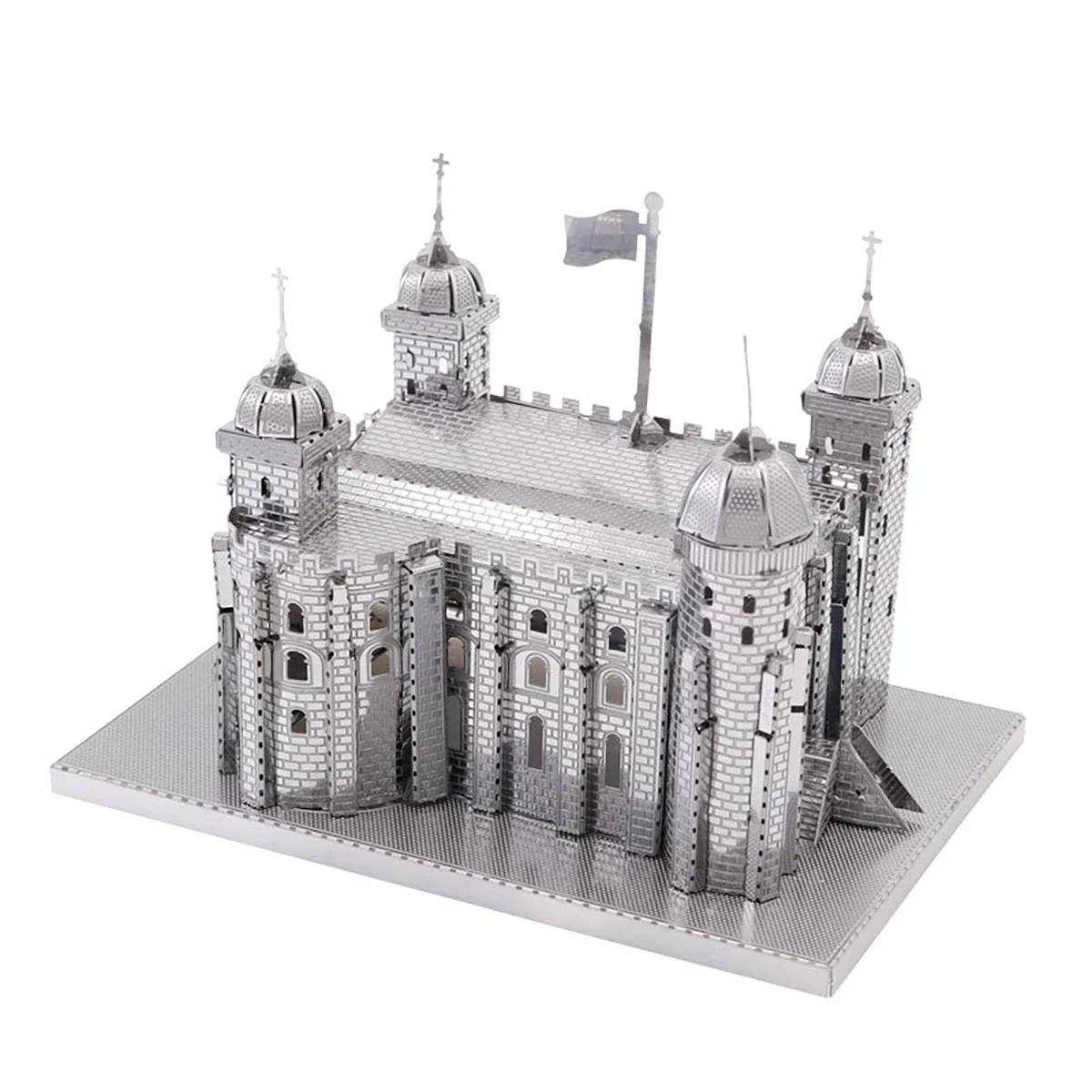Tower of London 3D Metal Puzzle model kits DIY Laser Cut Puzzles Jigsaw Toy For Children