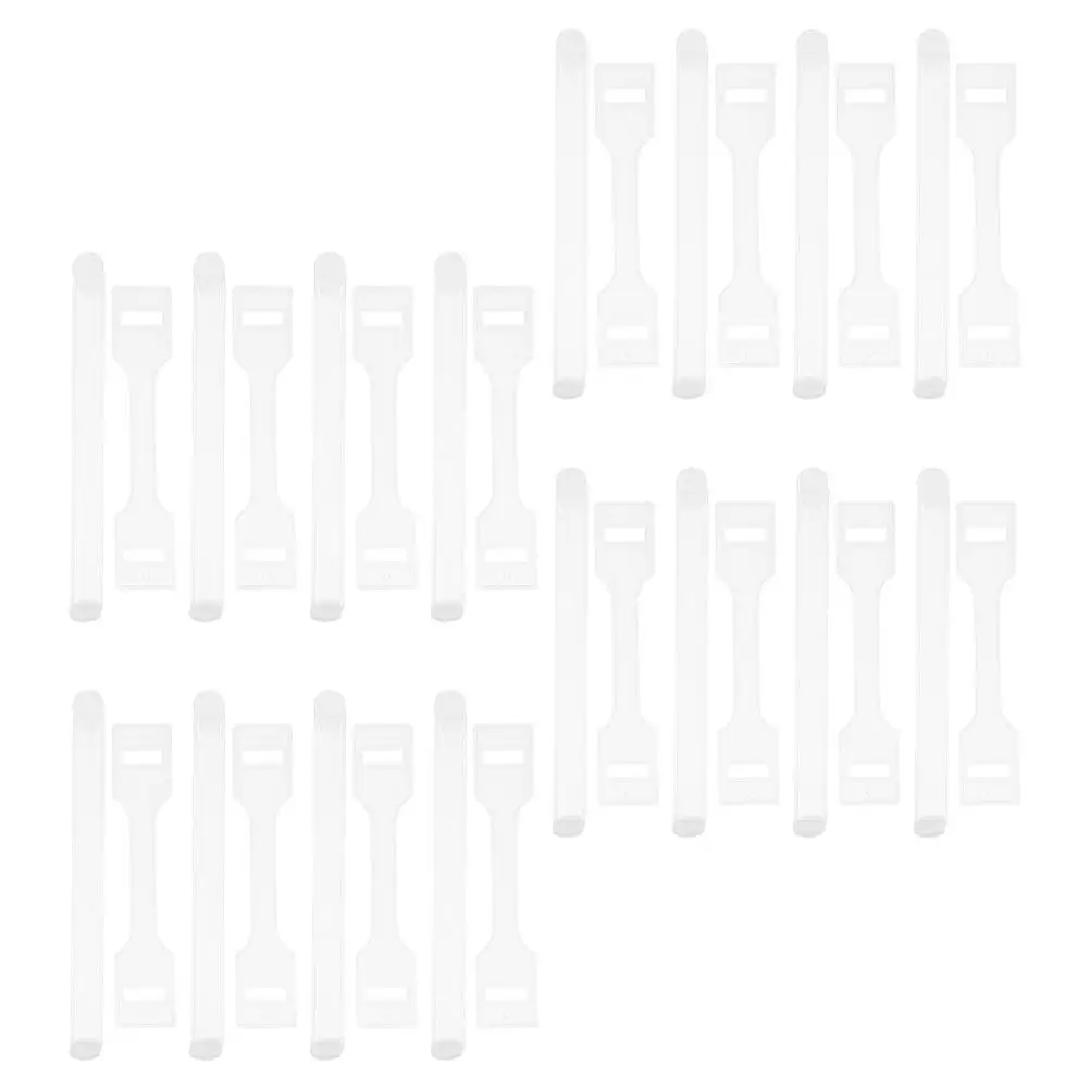 

50 шт. силиконовых ручек для коробок, усиленные ремни для перемещения и подъема тяжелых грузов, для органайзеров, шкафов, фурнитуры