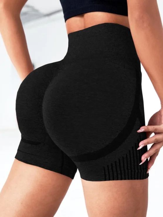 Frauen Yoga Shorts hohe Taille Workout Shorts Fitness Yoga Lift Butt Fitness Damen Yoga Gym Laufen kurze Hosen Sportswear