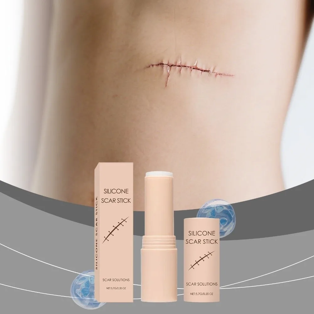 Lightweight Scar Treatment Stick Easy to Apply Hypoallergenic Silicone Sticks Gentle Formula Manual Massage Applicator