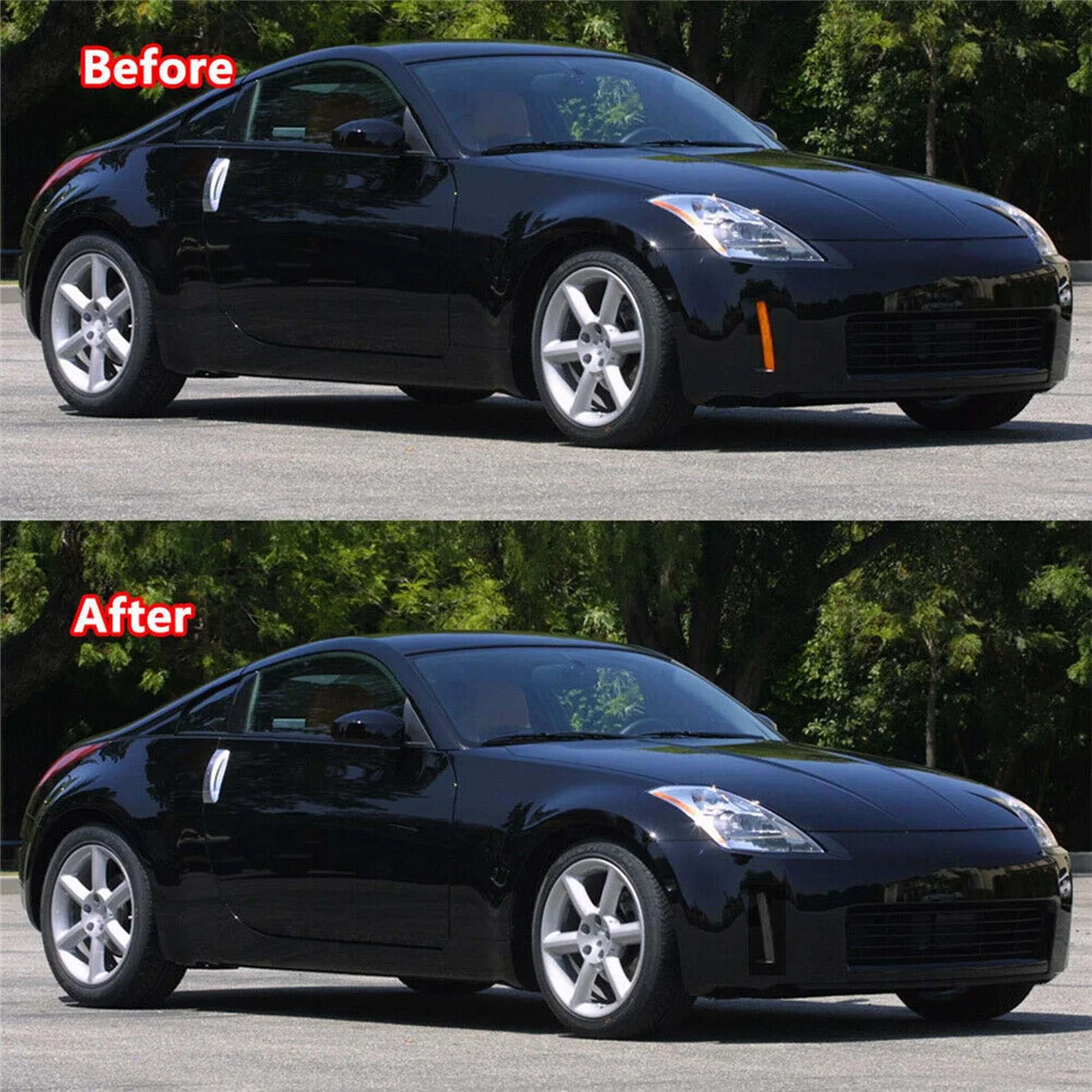 

Для 2006-2009 Nissan 350Z LCI автомобильные прозрачные светодиодный указатели поворота Боковые габаритные огни с