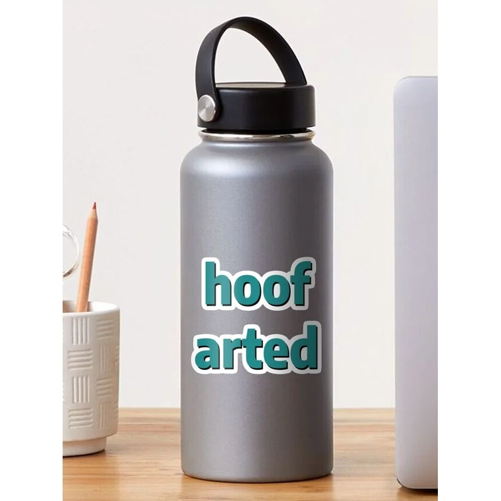 hoof arted Sticker for Laptop Decor Bedroom Car Cute Cartoon Art Fashionable Public Suitcase