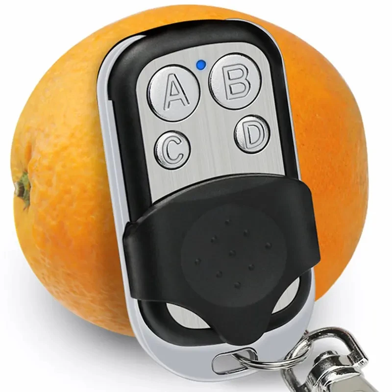 1/2/3/4/5/6pcs 433MHZ Wireless Copy Remote Control Metal Four-Key Garage Door Rolling Shutter Door Copy Code Remote Control