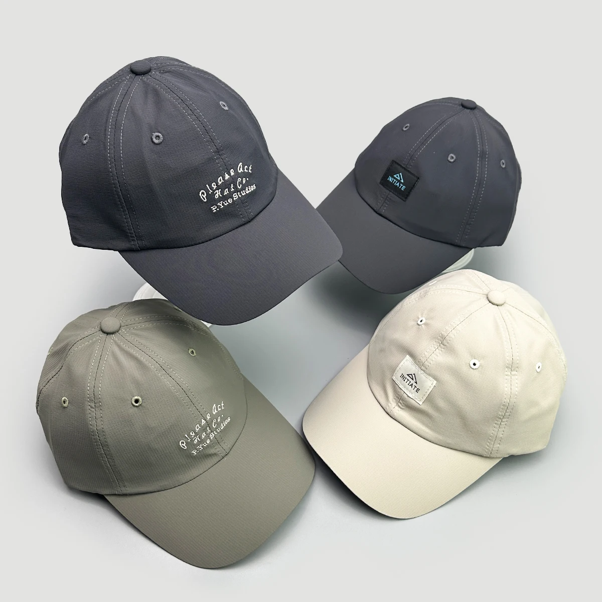 

PATCH Letter Embroidery Outdoor Baseball Hats New Unisex Breathable Korean Sunshade Simple Versatile Quick Drying Peaked Caps