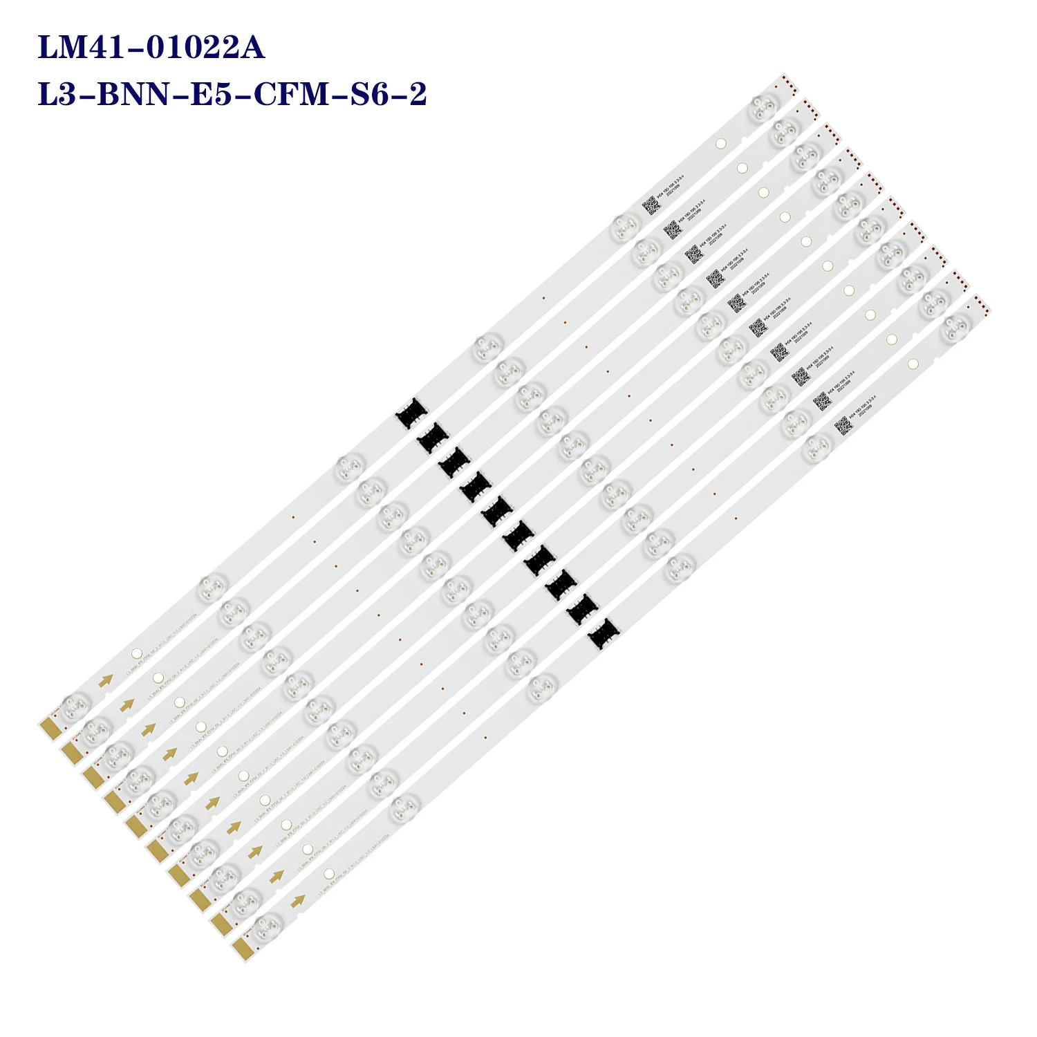 10pcs LED bande de rétro-éclairage Pour SONY KD-55XH8096 KD-55XH8196 XBR-55X800H I-5500SY80062-VC LM41-01056A YSAS055CN001