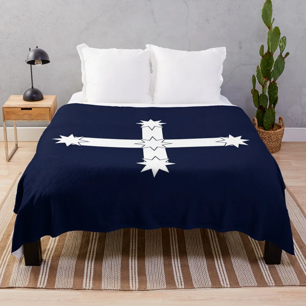 

Australian Eureka Flag by Orikall Throw Blanket Luxury Brand Travel Weighted Blankets