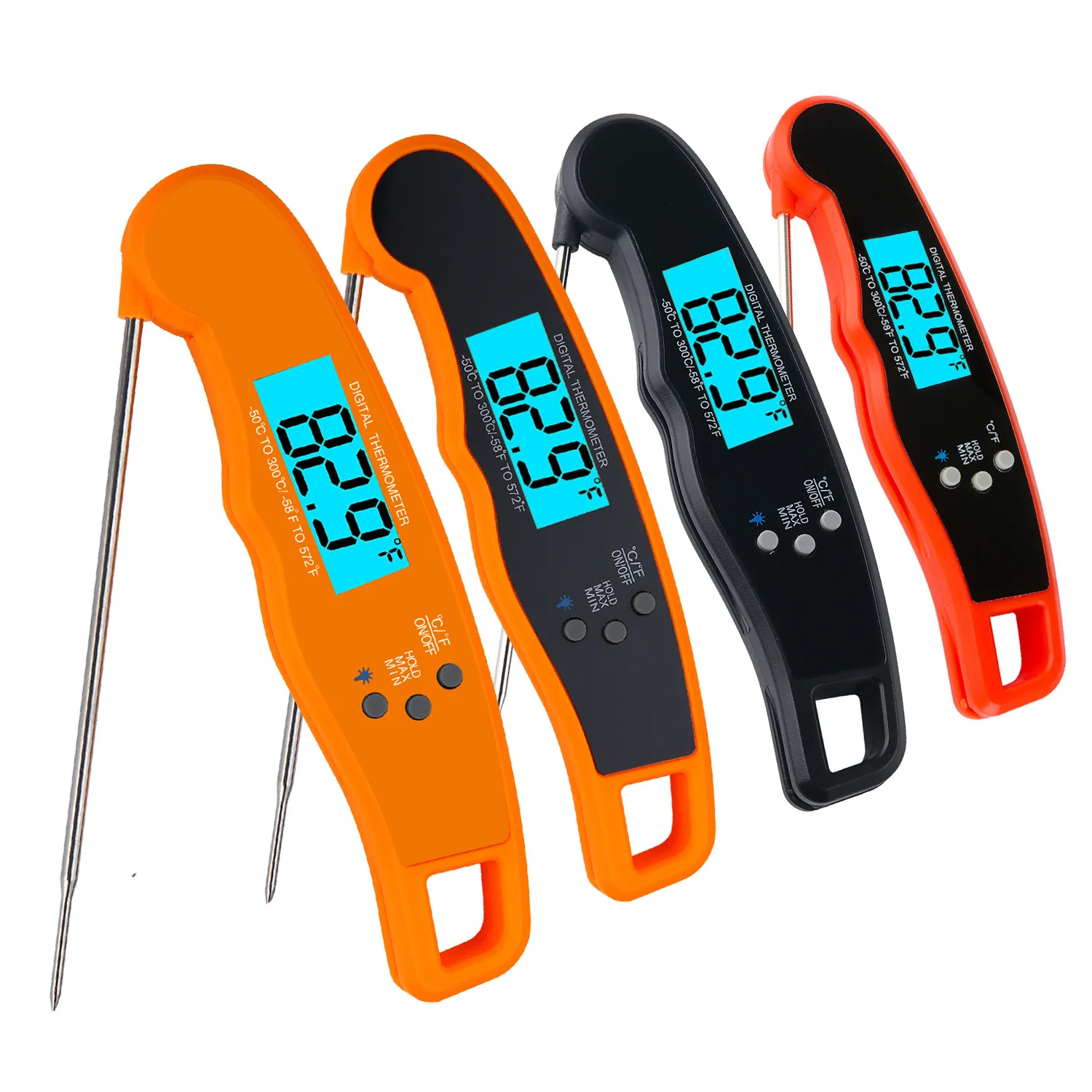 Hot-Selling Waterproof Digital Food Thermometer - For Kitchen, BBQ and Meat Temperature Measuring with Probe