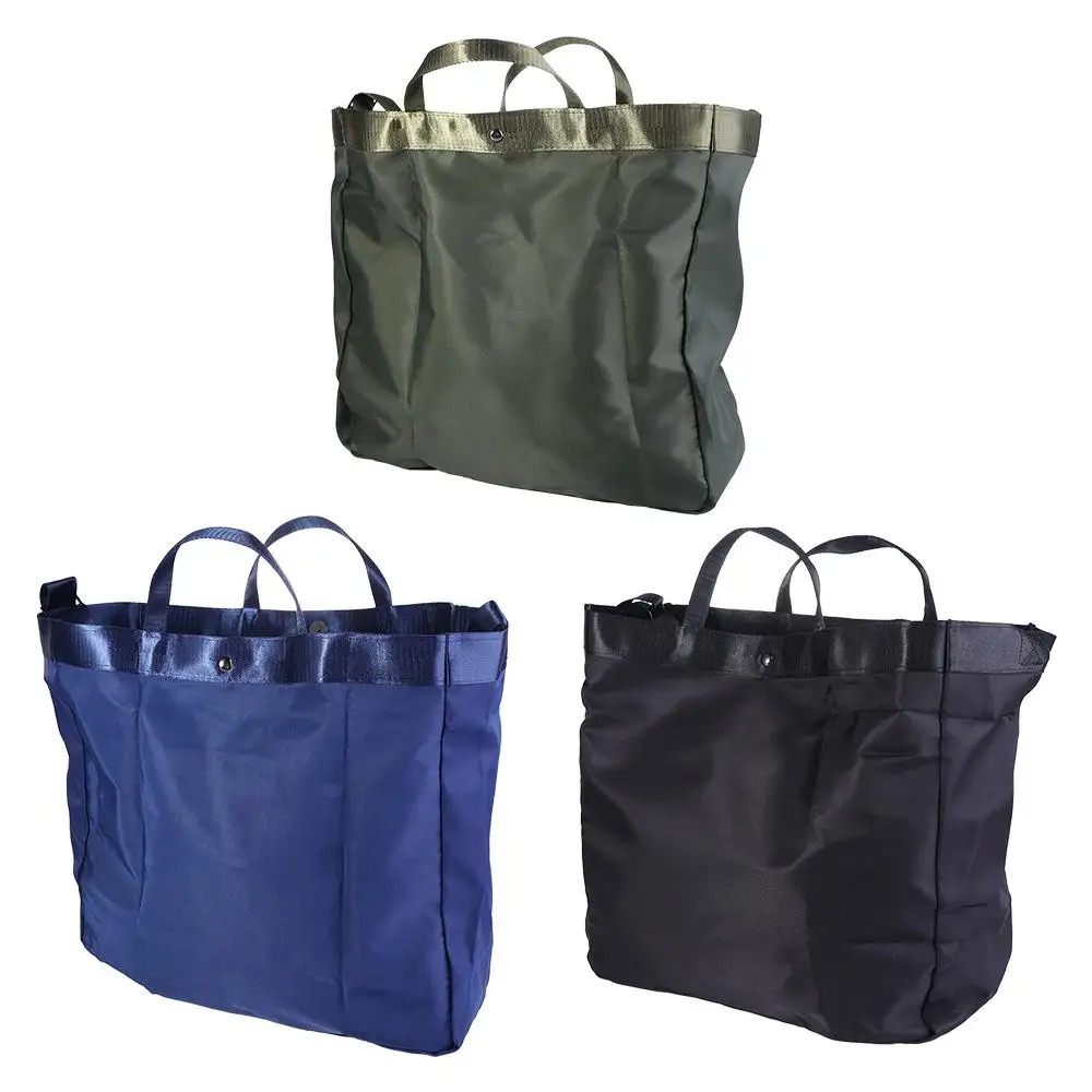 

Nylon Large Capacity Shopping Bags Lightweight Eco Bag Travel Storage Bag Tote Bag Women Shoulder Bag Luggage Bag Men Handbag