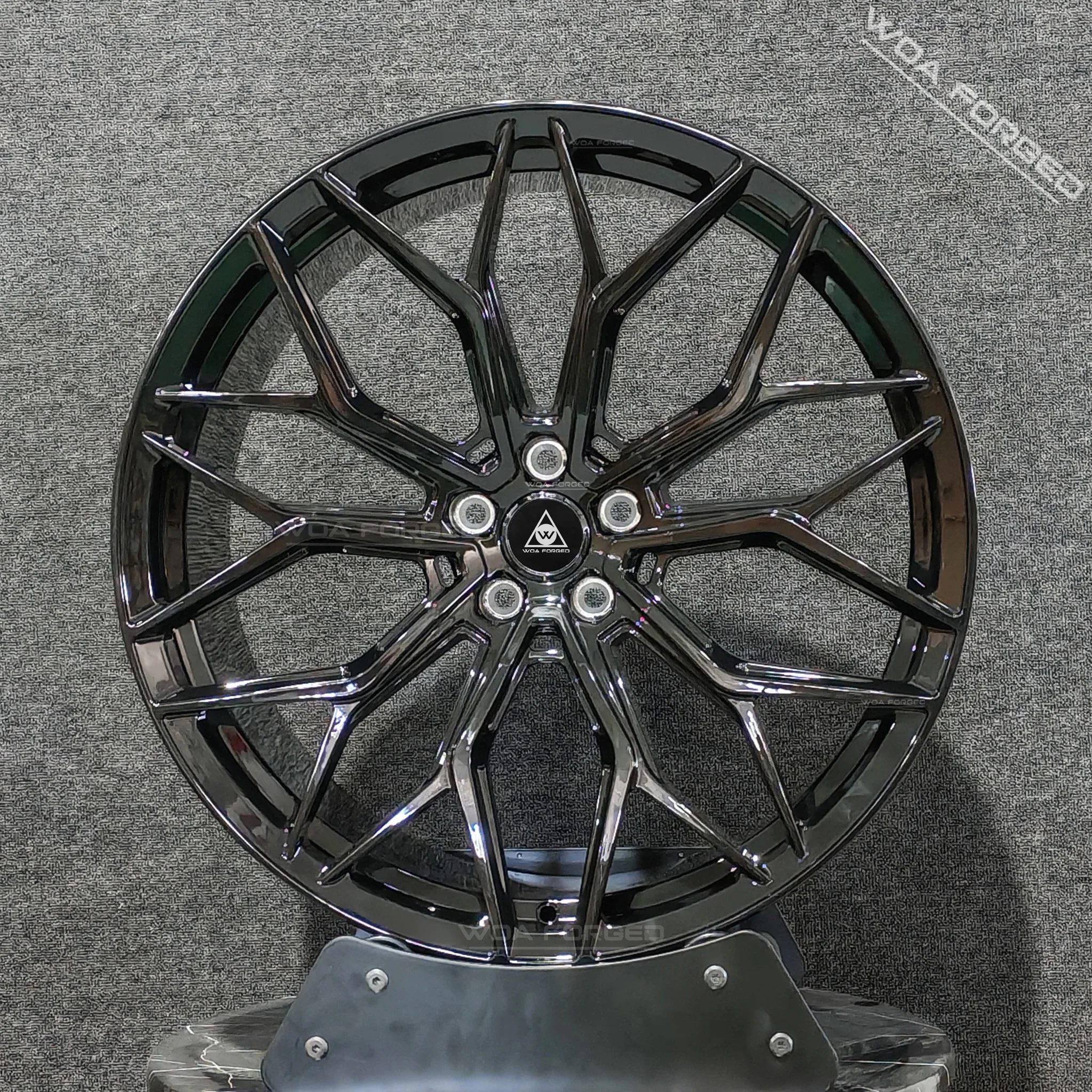 

6061T6 SL.1 Style 40mm Deep Dish Black Single-Piece Forged Wheel Rim Lightweight High-Performance Aluminum Wheels with 25mm ET 9