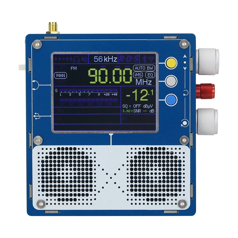 พรีแอมพลิฟายเออร์ในตัว TEF6686บวก5.0-LNA 3.2 "เครื่องรับสัญญาณวิทยุอุปกรณ์1.18 FM/MW/HF