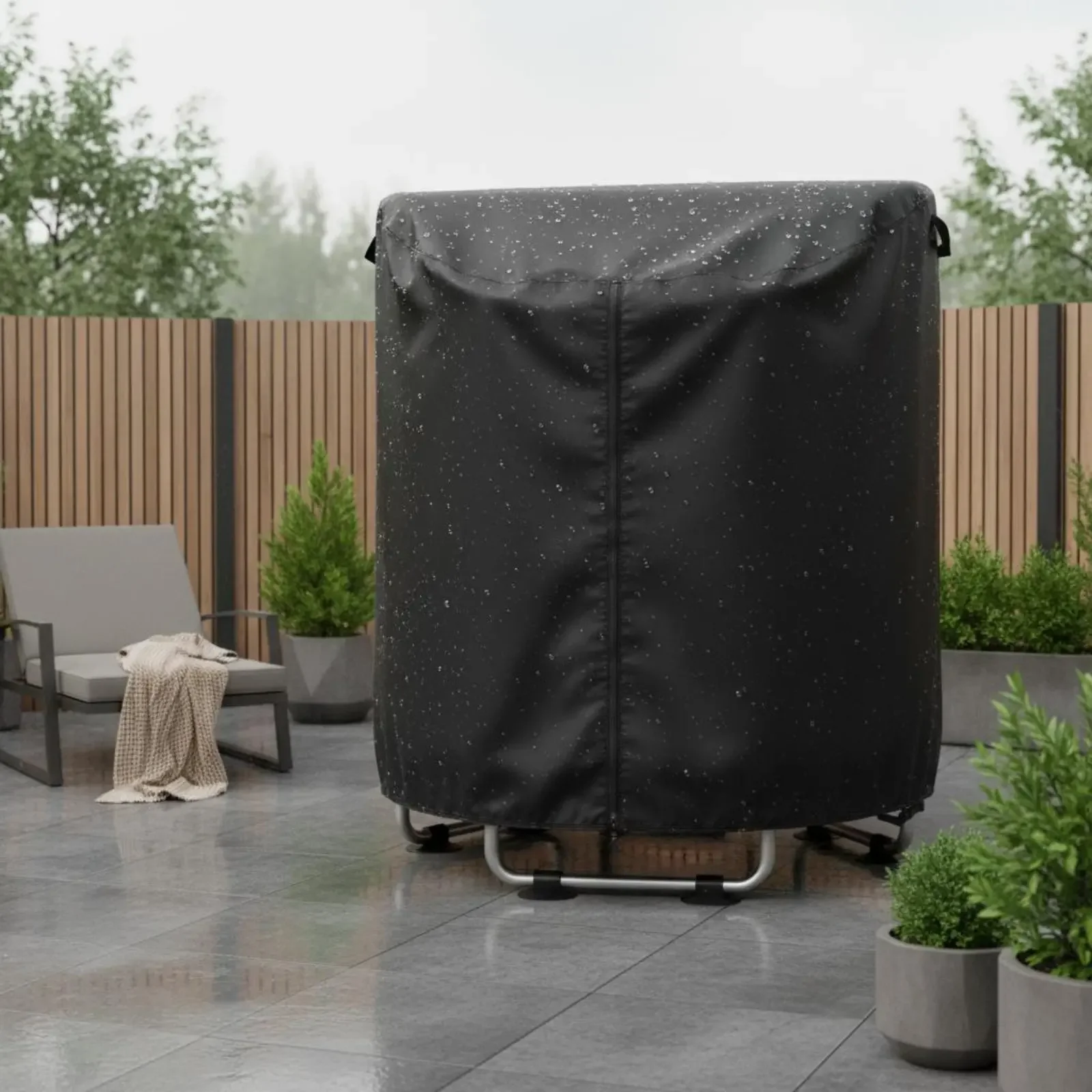55 Inch Trampolines Weather Cover 420D Oxford Textile Young Child Trampolines Cover Waterproof for Young Children, Kids, Outdoor