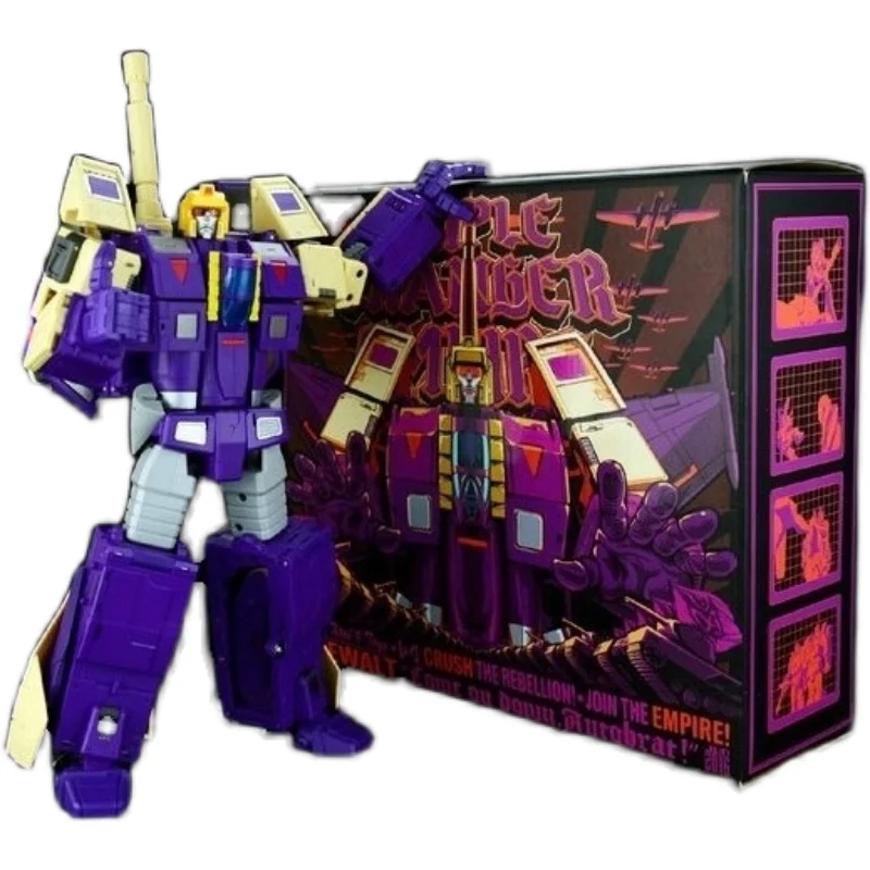 Transformator speelgoedrobot Chuanggong DX9 D08 D-08 Mage drie wissels Lightning Power Big Train