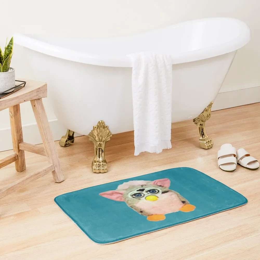 

Leopard Furby Bath Mat For Hallway On The Floor Bedroom Carpet Household Items Mat