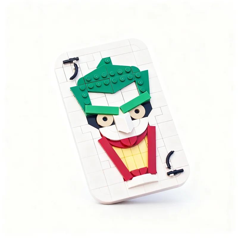 167PCS MOC City Technology Clown Villain Playing Card Model DIY Creative Ideas Toy Assembly Puzzle Gift Engineering Bricks view 4