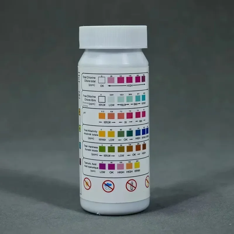 Aquarium Test Strip Freshwater Swimming Pool Aquarium Water pH Test Strips Water Quality Fish Tank Test Strip PH Quality Kit image 3