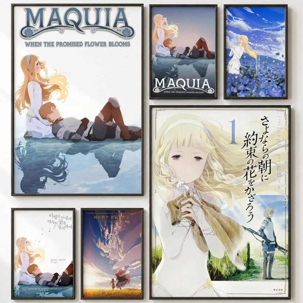 Movie Maquia: When the Promised Flower Blooms Poster HD poster wall art self-stick no-residue for home cafe office great gift