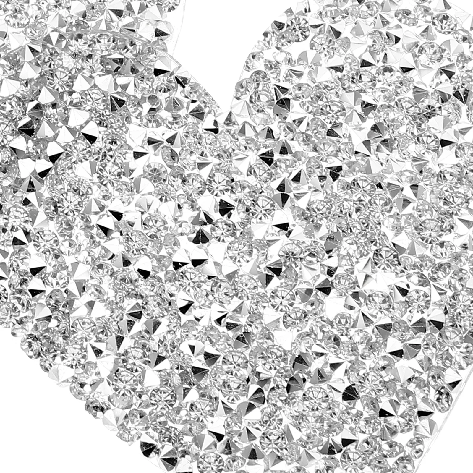 

6Pcs Heart-Shaped Crystal Clothes Rhinestone Patches Applique for Clothes Bags Jeans Decorative Coat Supply Heart-Shaped Patches