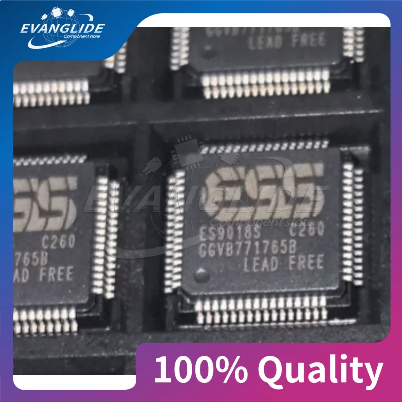 1 PCS/LOT BRAND NEW ES9018S TQFP64 DAC audio chip - Audio decoding chip