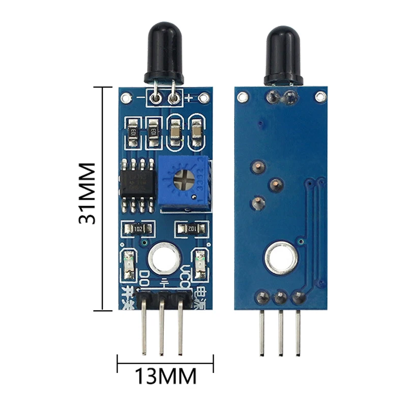 IR Infrared 3/4 Wire Flame Detection Sensor Module IR Flame Sensor Module Detector Smartsense For Arduino