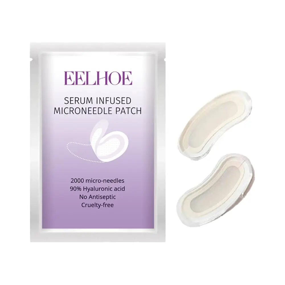 5pairs Micro-needle Under Eye Patch Eye Mask Anti-Wrinkle Eye Smooth Eye Circles Moisturizing Care Patches Hydrating 2 Types