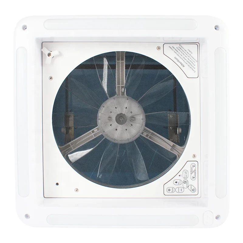 OEM 14'ce 12V 6-سرعة التحكم الإلكتروني مع جهاز التحكم عن بعد استشعار المطر التهوية التبريد التخييم RV تنفيس مروحة