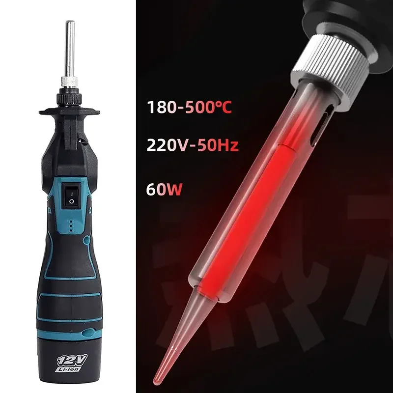 Makita 12V Lithium-Ion Electric Soldering Iron Adjustable Angle 0–90° Portable Constant-Temperature Solder Gun Welding Tools view 4