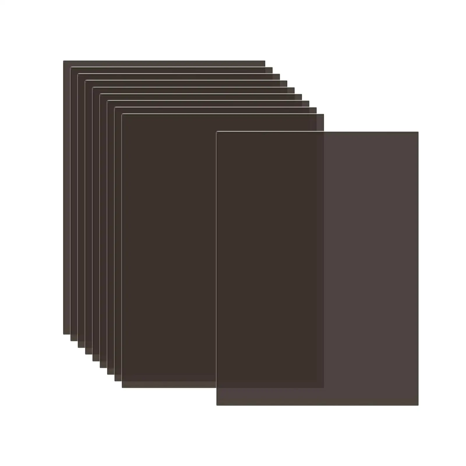 10 szt. Arkusze przezroczysty PVC materiał do szablonów dla zwierząt domowych lekki przezroczysty arkusz z PVC przeźroczysty prześcieradła do cięcia DIY szablon rzemiosła Cricut