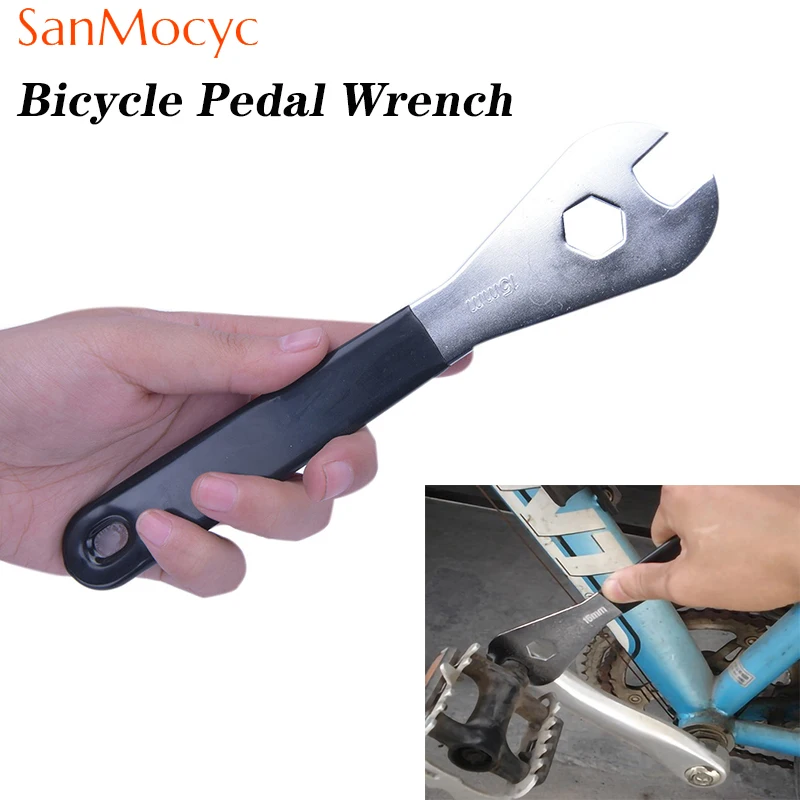 

1 Pcs Bicycle Service Spanner Universal 15mm Pedal Bike Hub Cone Pedal Wrench Repair Removal Tools Bicycle Cycling Repair Kit