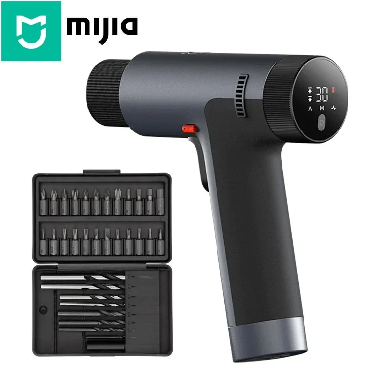 

NEW MIJIA Cordless Electric Drill Brushless Motor Screwdriver Smart Power Tools Rechargeable Multi-functional Household Drill CN