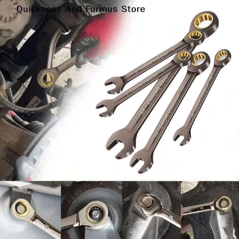 【T】Universal Torx Wrench Adjustable Torque 8-22mm Ratchet Spanner for Bicycle Motorcycle Car Repair Tools Mechanical Tool