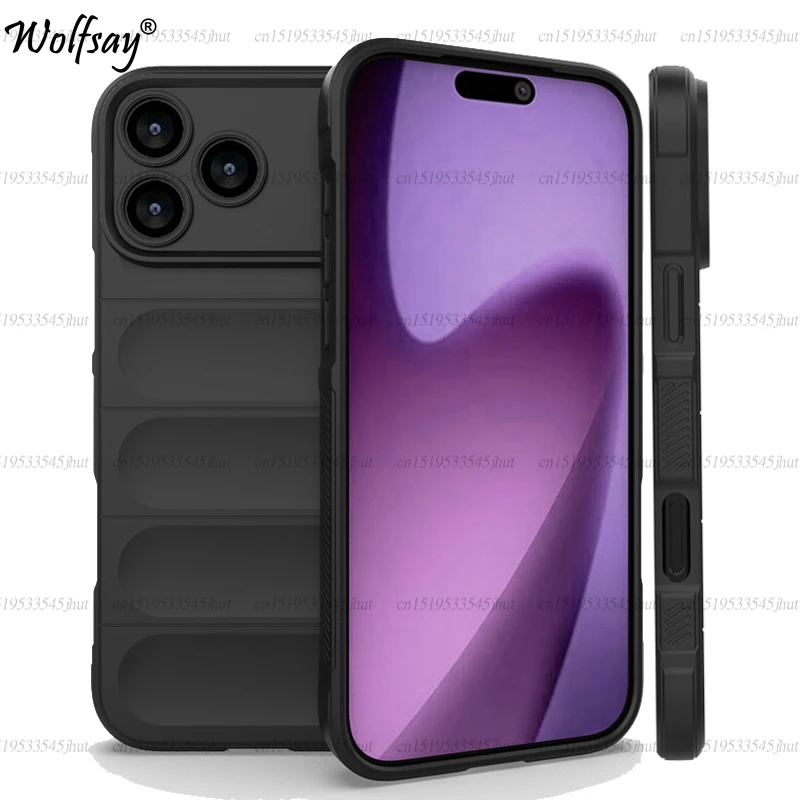 Stoßfeste Handyhülle für iPhone 18 Pro Max, rutschfeste weiche Silikon-Rückabdeckung für iPhone 18 Pro Max, Hülle für iPhone 18 Pro