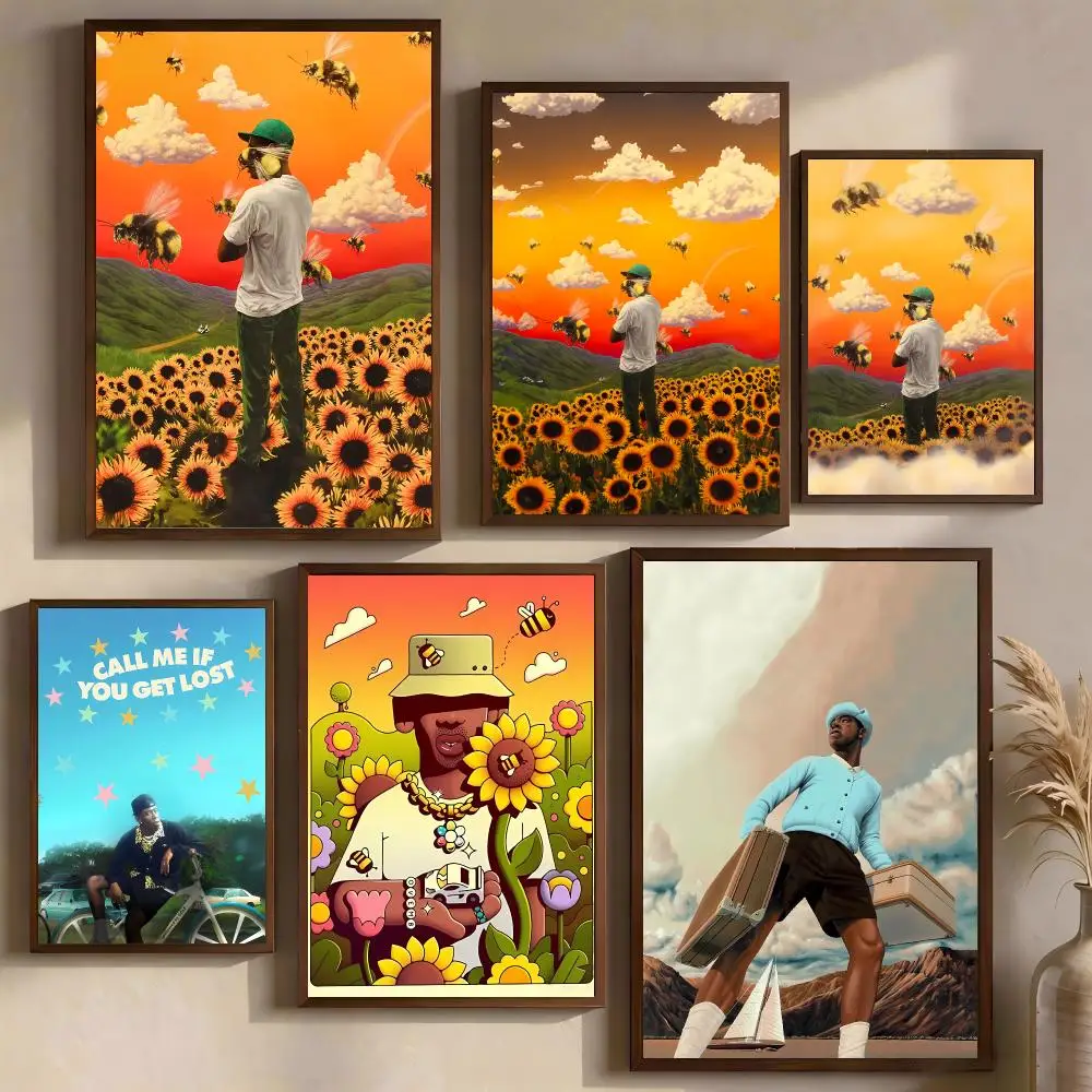 Hip Hop Artist T-Tyler The Creator Poster Indoor Home Wall Decor Painting PP Dorm Art Housewarming Present