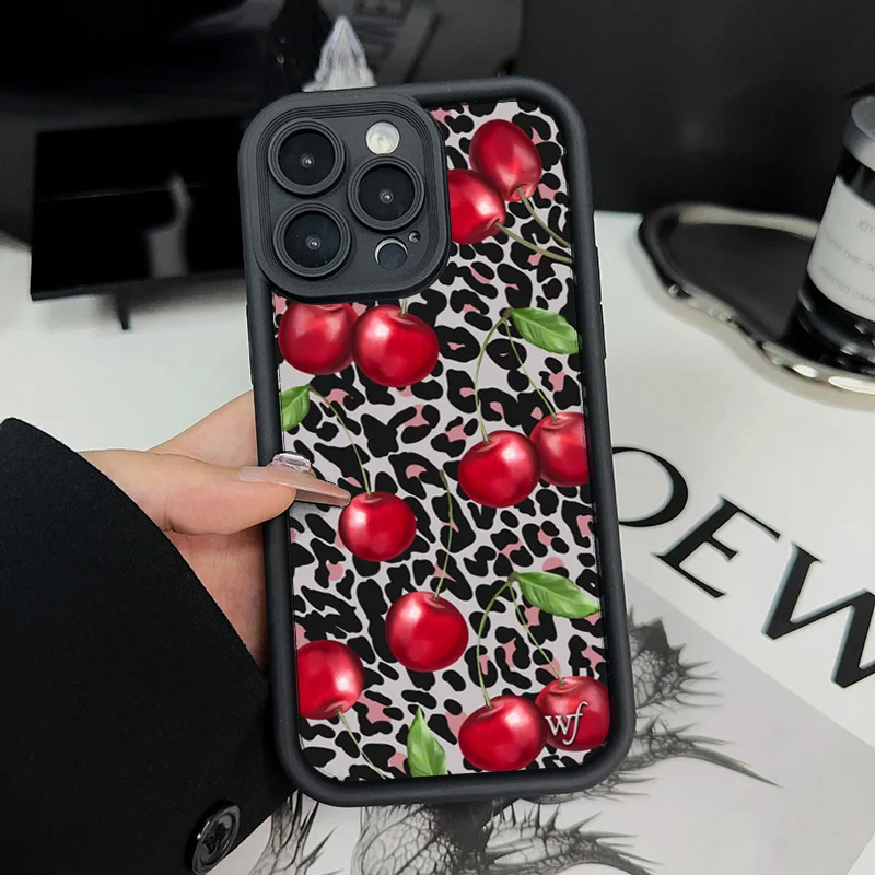 

Fashion Floral Leopard Print With Pink Flowers Phone Case For Xiaomi Poco F7 Pro F6 F5 X7 X6 X5 X3 M6 Shockproof Soft TPU Cover