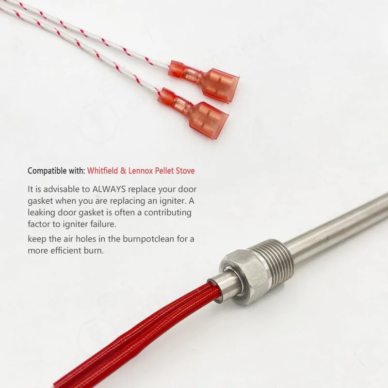 Whitfield & Lennox Pellet Stove Fireplace Ignition Rod Replacement H8127