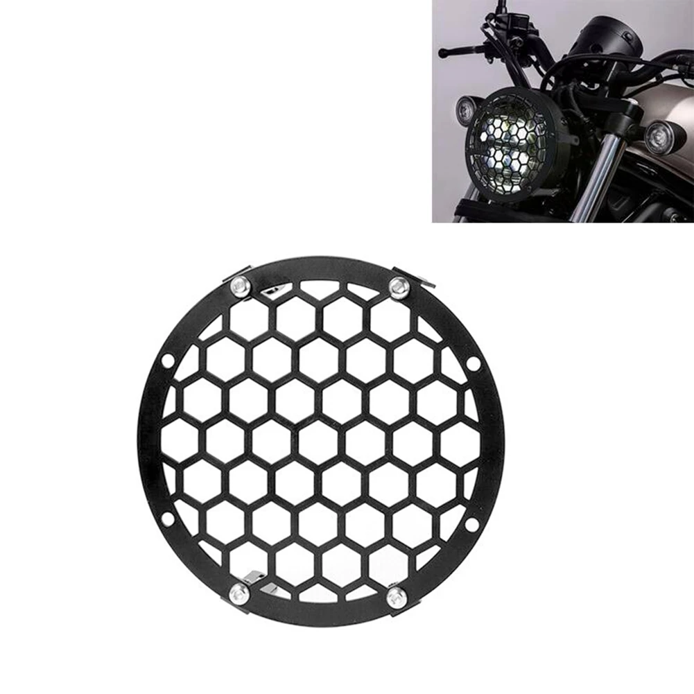 Motorcycle Headlight Covers Black Headlight Protector Grille Guard Cover for HONDA REBEL500 CMX300 CMX500