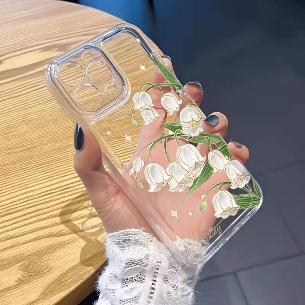 Vintage Lily of the Valley Phone Case For IPhone 18 17 Air 16 15 14 13 12 Mini 11 Pro Max Plus Camera Protection Slim Back Cover - view 5
