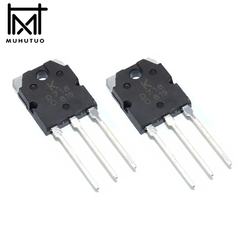 Amplificador de áudio emparelhamento tubo, 2SD718, 2SB688, D718, B688, TO-3P, 10pcs por lote