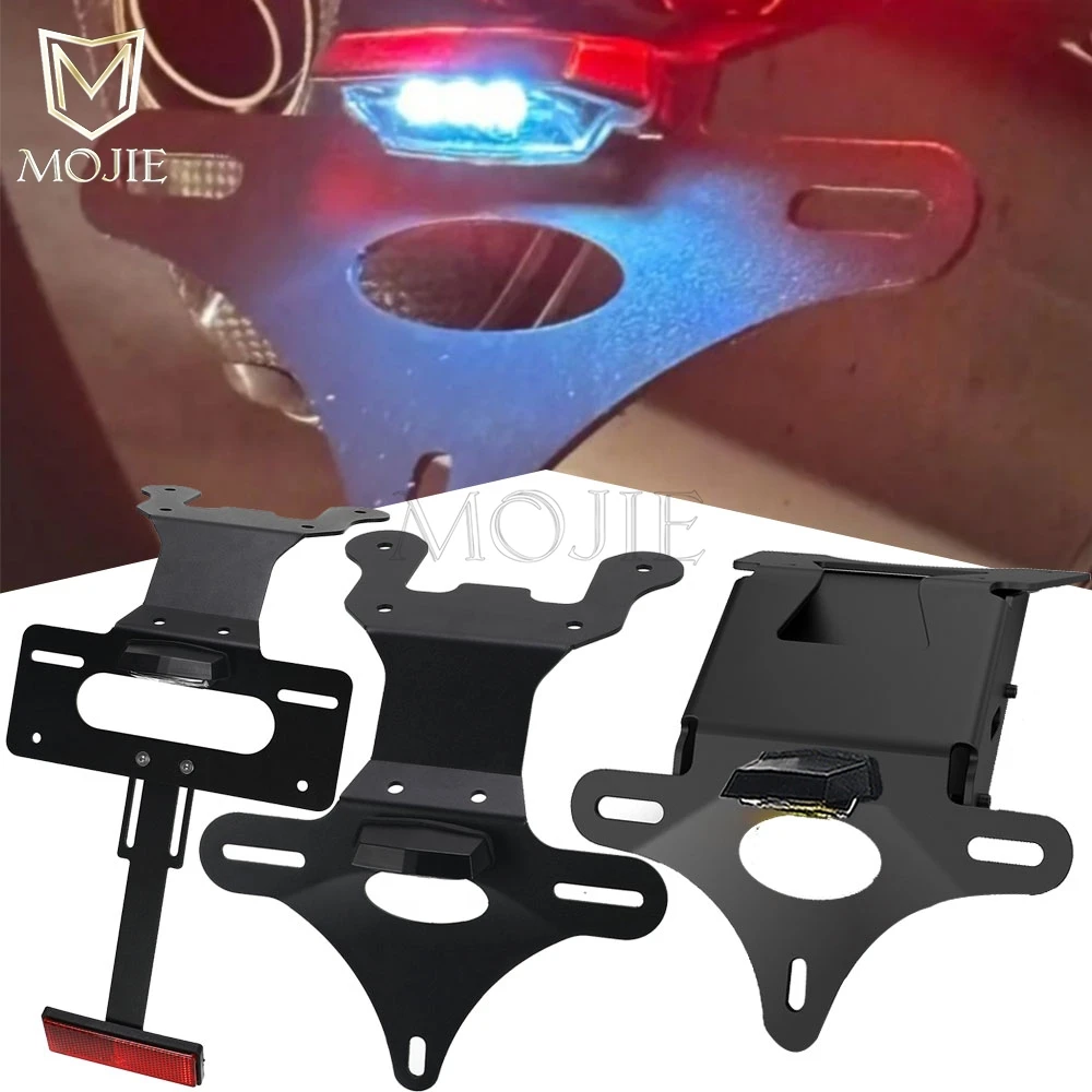 

Motorcycle Aluminum License Plate Holder Bracket Rear Tail Tidy Fender Eliminator Kits For Honda XL750 TRANSALP 2023 2024 2025