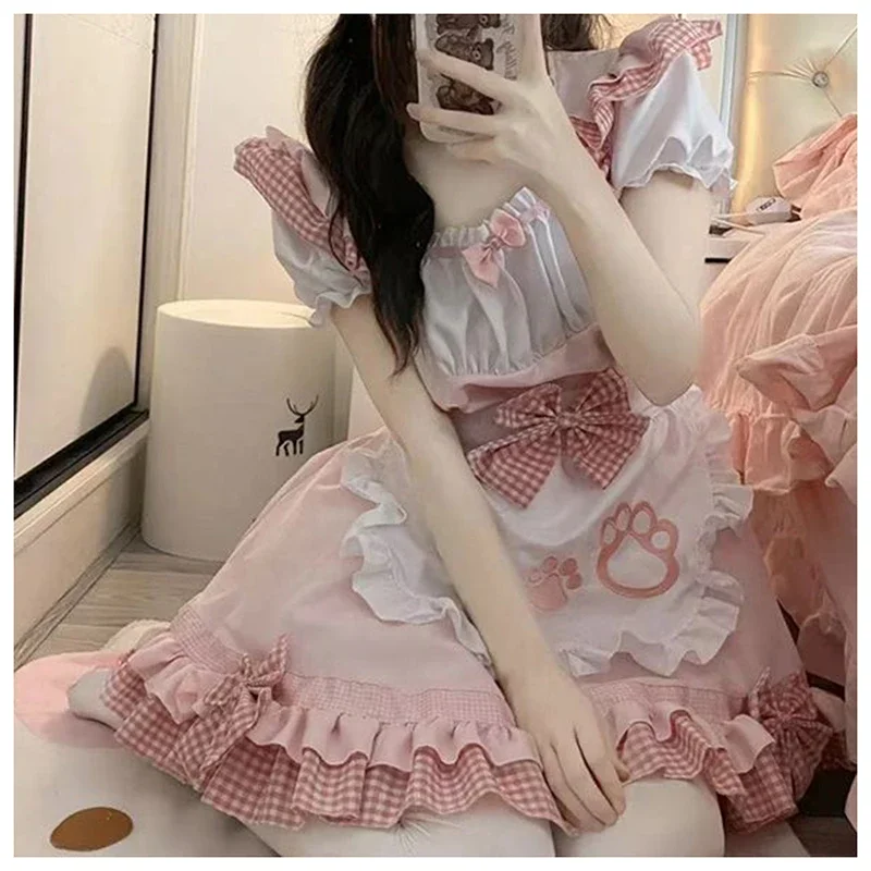 Japanese maid sweet kitten wild maid cosplay cute soft sister anime lolita dress sexy  lolita  cosplay anime