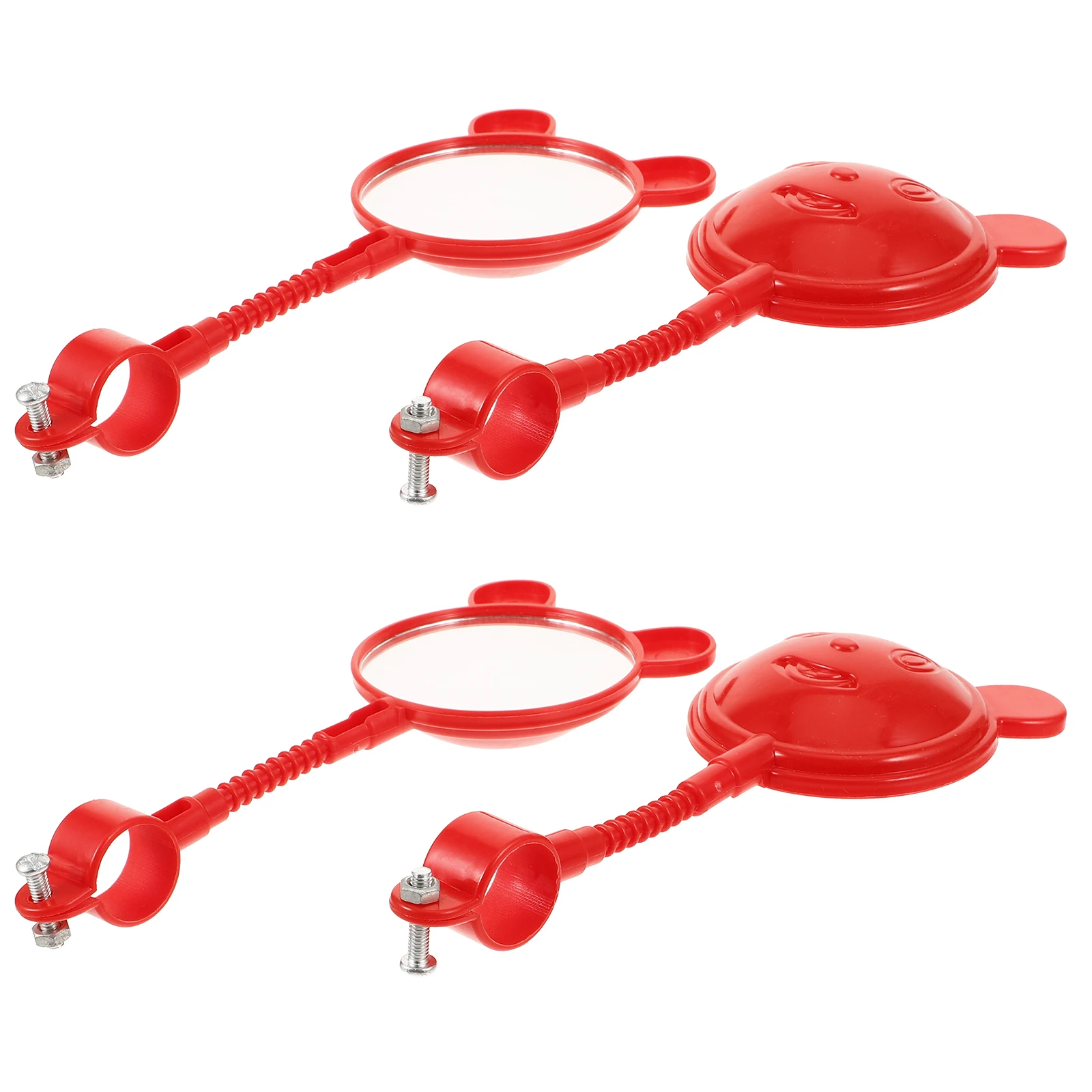 

4pcs Bicycle Mirror Bike Handlebar Rear View Mirrors Rope Buckle Accessories Kids Toddler Reflective Design Easy Clean