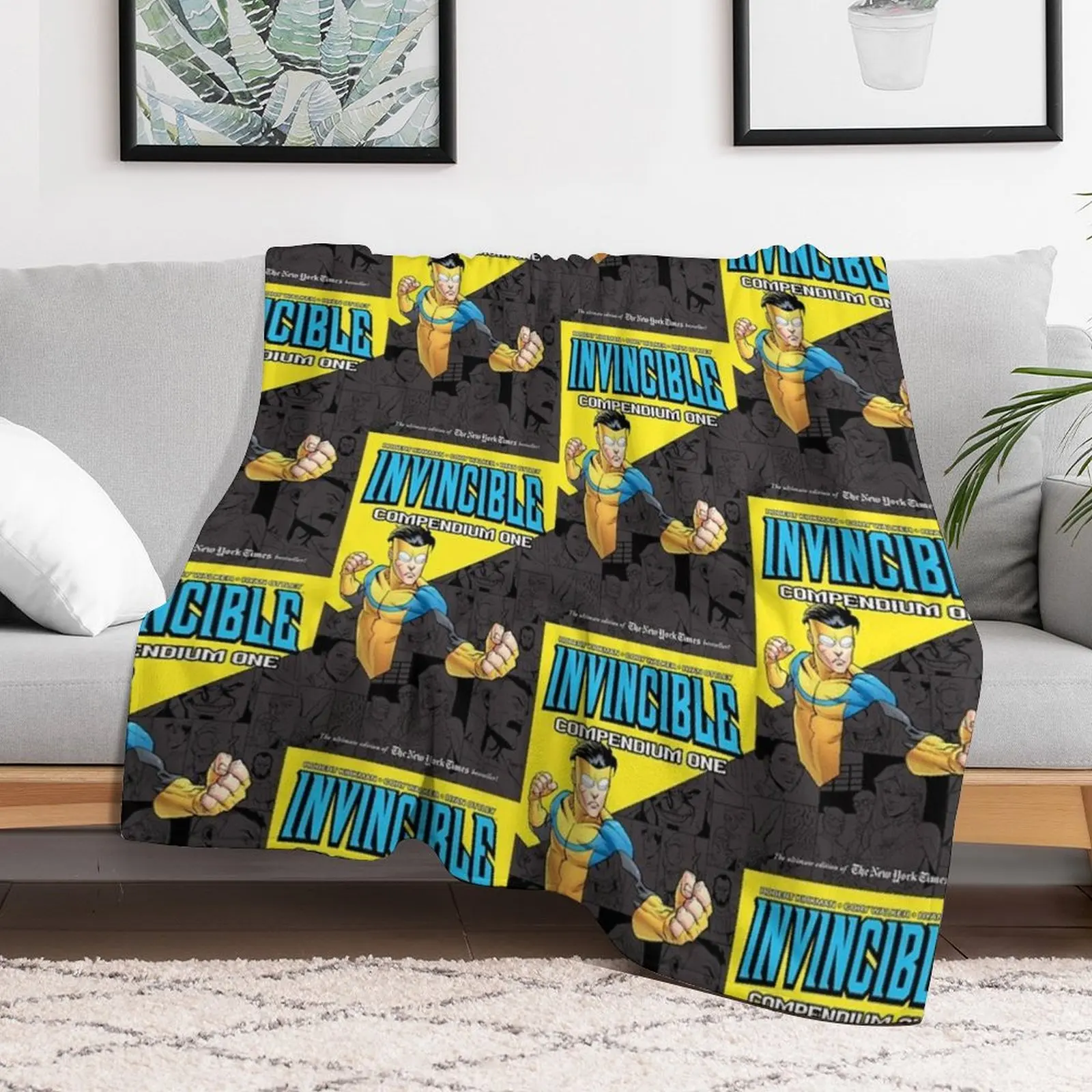 invincible cover Throw Blanket blankets and throws Extra Large Throw Blankets