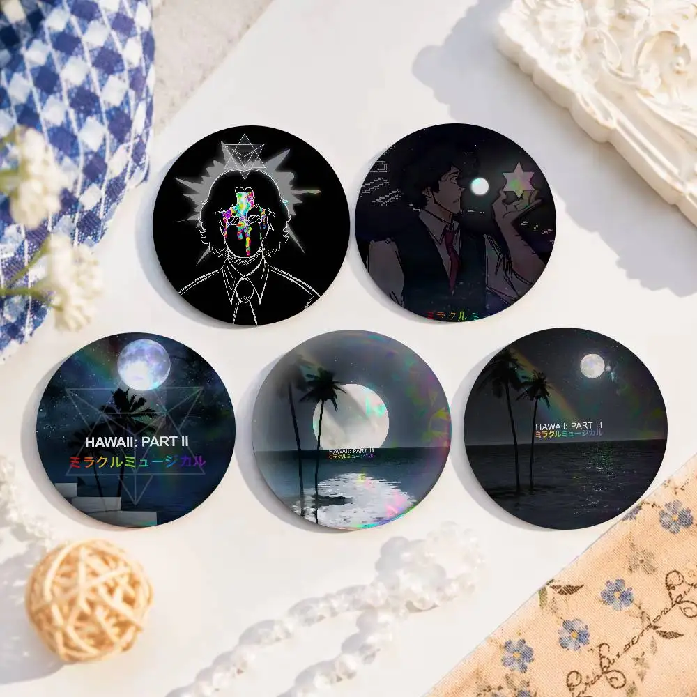 Hawaii Part II Aesthetic    Anime Photo Brooches Creative Round Badge Gifts Pins