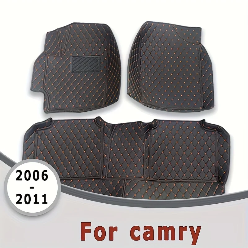 

Car Floor Mat Trunk Mat For Toyota Camry XV40 2006 2007 2008 2009 2010 2011 Leather Trunk Carpet Auto Interior Accessories