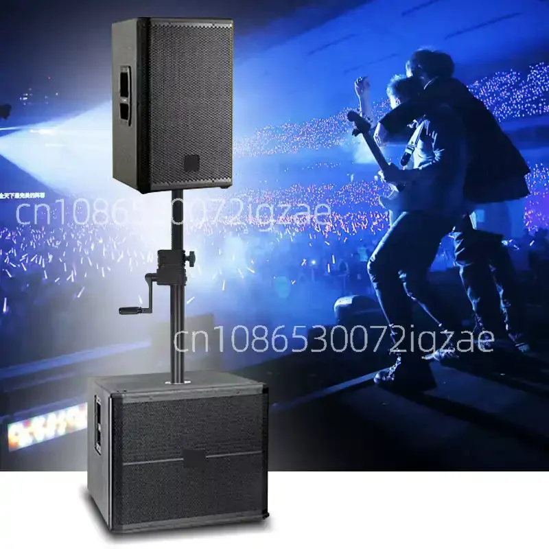 

Speaker bracket speakerstand Floor stand Support rod Subwoofer Double speaker Support rod Hand crank Full metal bracket