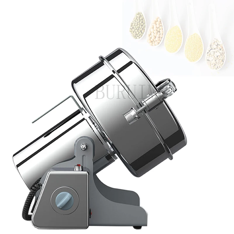 Stainless Steel High-power Coffee Bean Grinder Cereal Nuts Beans Spices Grains Grinder Grinding Machine