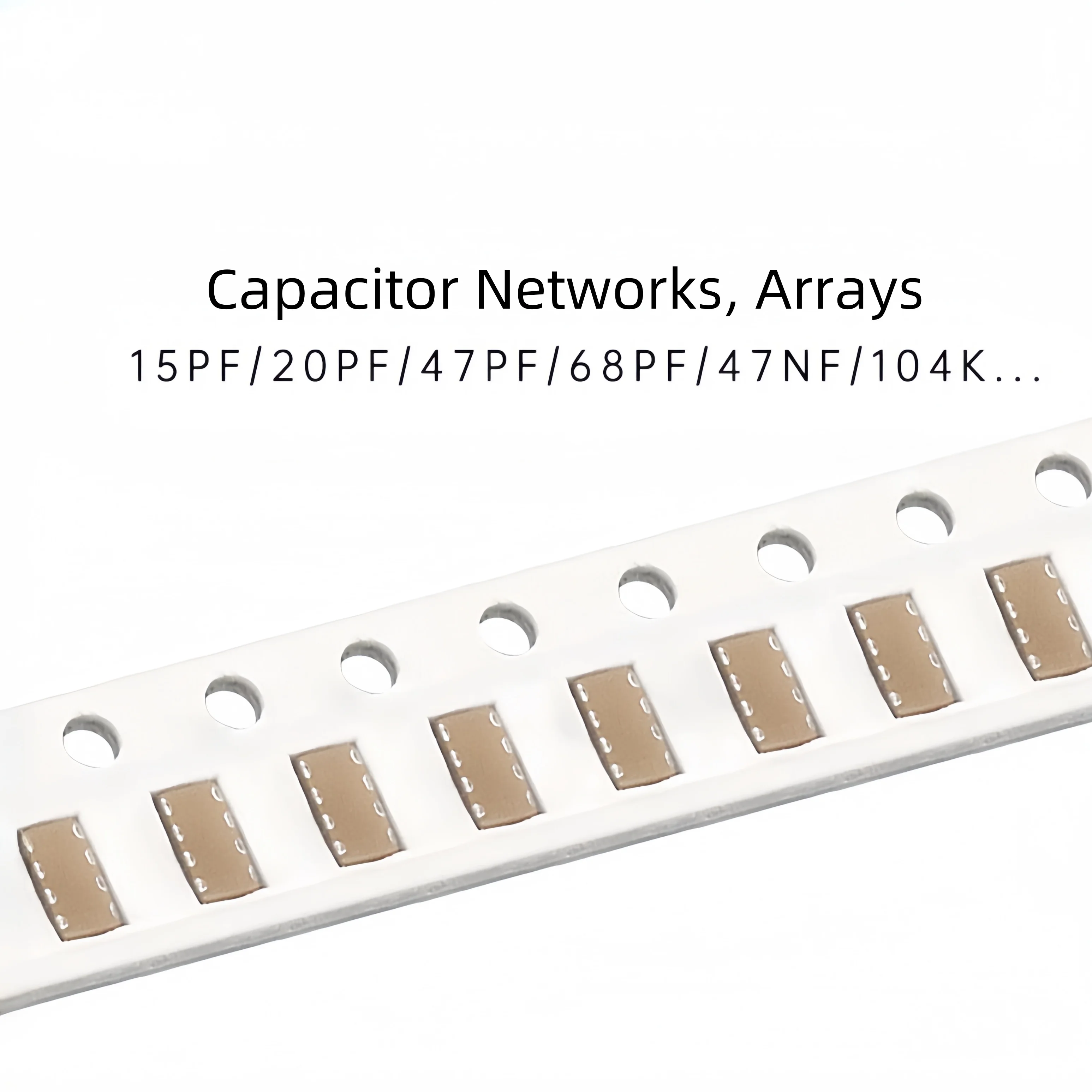 새롭고 독창적인 네트워크 어레이 0612 행 칩 커패시터 1632 0603*4 47PF ±5% NPO BOM 테이블 및 주문 일치